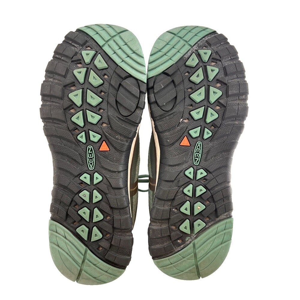 KEEN Terradora Trail Shoes Women’s 8.5 Hiking Green Gray Sneakers Outdoors - Picture 7 of 8